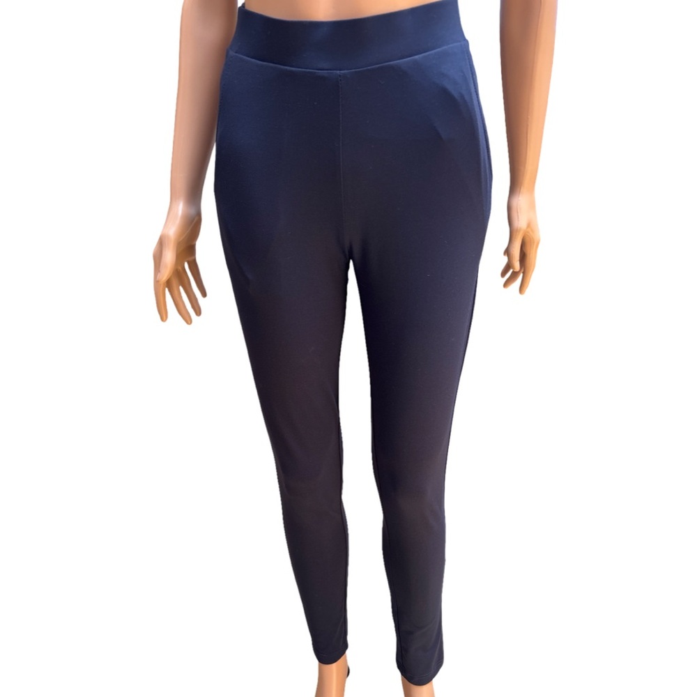 Women's Navy Polyester Blend Leggings Small (3 for $12 item)